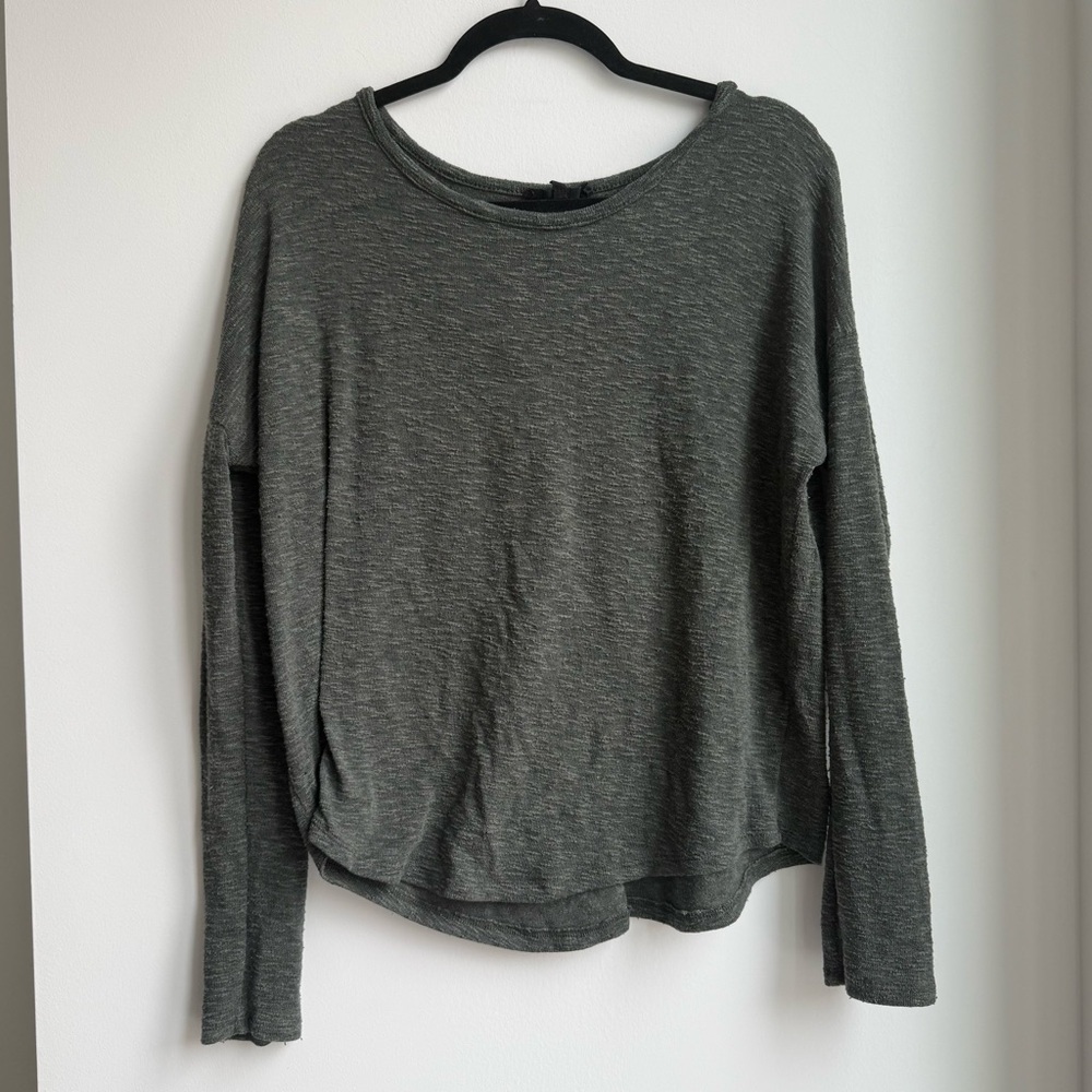 Olivaceous Olive Greewn Long Sleeve Tee L